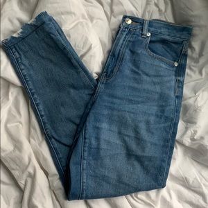 American Eagle Medium Wash Mom Jeans